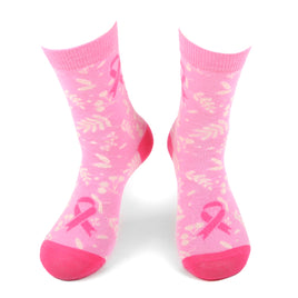 Women's Breast Cancer Awareness Crew Socks