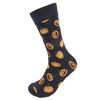 
              Men's Halloween Pumpkin Novelty Socks
            