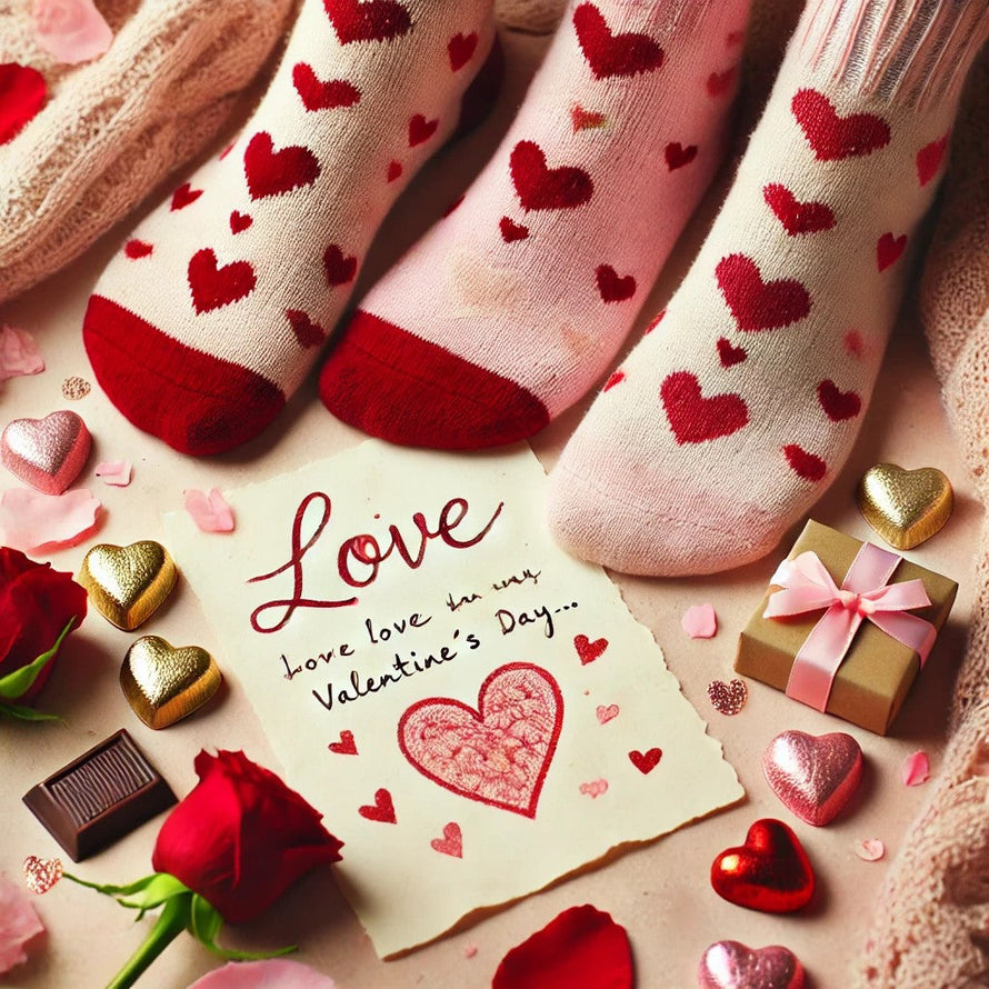 Valentine's Day Socks