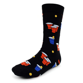 Men's Beer Pong Novelty Socks