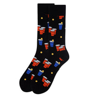 
              Men's Beer Pong Novelty Socks
            