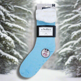 Sherpa Slipper Socks – Luxurious Fleece Comfort & Anti-Skid Soles