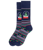 
              Men's Christmas Snowman Snow Globe Novelty Socks
            
