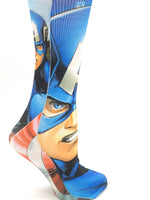 
              Captain America Superhero Super Socks
            