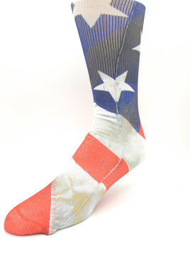 Fashion Men's Novelty Socks - American Flag