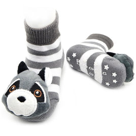 Clever Raccoon Boogie Toes Rattle Socks