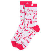 
              Women's Love Mom Novelty Socks
            