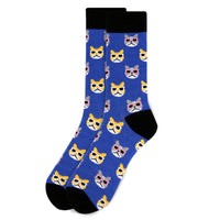
              Men's Cool Cats Novelty Socks
            