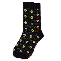 
              Men's # 1 Dad Novelty Socks
            