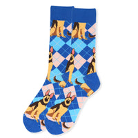 
              Men's German Sheppard Novelty Socks
            