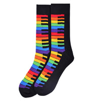 
              Men's Rainbow Keys Novelty Socks
            