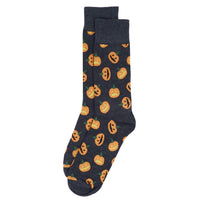 
              Men's Halloween Pumpkin Novelty Socks
            
